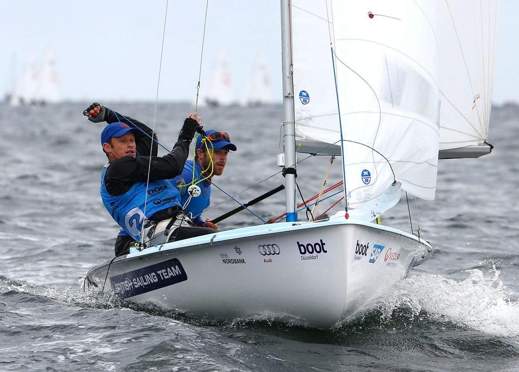 Luke Patience and Joe Glanfield (GBR) - 2013 Kieler Woche © OK Press Kieler Woche